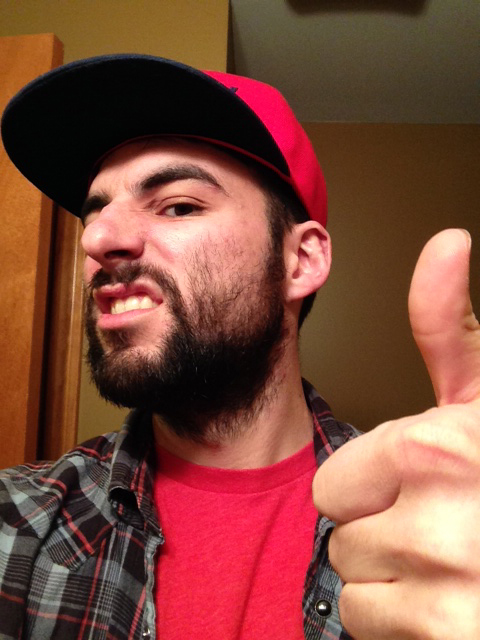 Who has at least one thumb and and a beard? Spose!